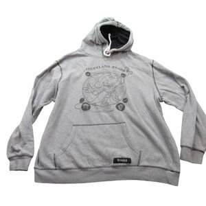 Disney Parks Disneyland Resort 2017 Mickey Mouse Hoodie Gray‎ Mens Large XL EU
